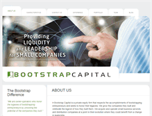 Tablet Screenshot of bootstrap-capital.com